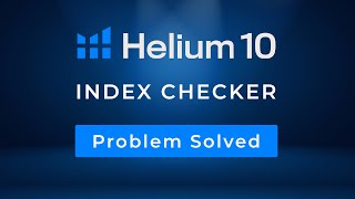 Helium 10 Index Checker Not Working Fine Showing all Keywords not Indexed Not Glitch Just Do this [upl. by Thorman]