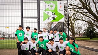 Football Foundation PlayZone now open in Derby [upl. by Naved890]