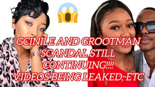 Gcinile and her ex Grootman scandal Gcinile celebrity mzansi celebritynews celebritynews [upl. by Ardeen180]