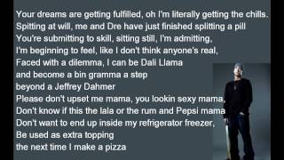 Eminem  Must Be The Ganja lyrics HD [upl. by Attevad168]