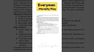 EverymanMiracle and Morality Plays Instant Essay for Exam Success ARsummaryguidanceshortsViral [upl. by Fredel764]