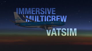 YourControls pmdg 737 on busy VATSIM Krakow  Amsterdam MSFS2020 [upl. by Fernandina]