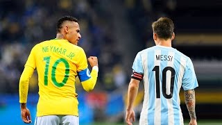 Neymar Jr vs Lionel Messi ● Brazil amp Argentina Heroes [upl. by Cly477]