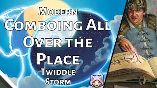 Comboing All Over the Place  Twiddle Storm  Modern  MTGO [upl. by Jemma]