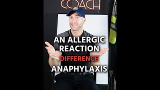 Allergic Reaction vs Anaphylaxis [upl. by Bahr]