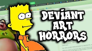 Insane Things from DeviantArt  Bad Art History [upl. by Cirederf]