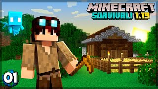 Minecraft Survival 119 O início de uma nova aventura 01 [upl. by Winebaum]