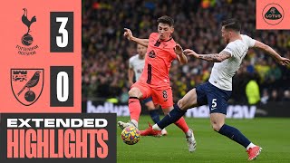 EXTENDED HIGHLIGHTS  Tottenham Hotspur 30 Norwich City [upl. by Adnilemreh21]