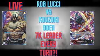 OP07 Rob Lucci Vs Kozuki Oden POV One Piece TCG [upl. by Aneis]