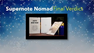 Supernote Nomad A6X2 Final Verdict [upl. by Galina]