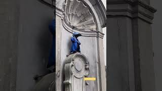 Manneken Pis  Brussels Belgium [upl. by Rhynd]