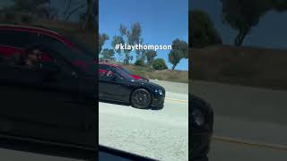 i raced klay thompson on the freeway nba viralvideo trending viralshorts [upl. by Assirram524]