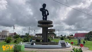 “CUFFY”  THE 1763 MONUMENT at the Square of the Revolution in Georgetown Guyana [upl. by Hosbein]