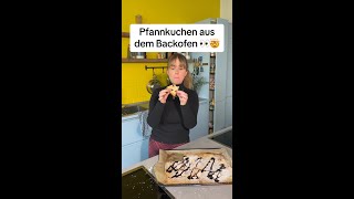 5 Zutaten Backofen Pfannkuchen 😍 justspices easyrezepte backen foodlover [upl. by Rillis]