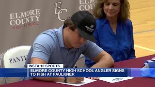 Elmore County High School angler signs with Faulkner [upl. by Akli]