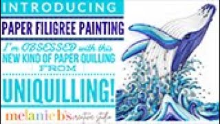 Uniquilling LEGIT OR SCAM What is Paper Filigree Painting  Unboxing Review How To  Melanie B [upl. by Anirod]