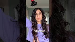 Hair Diffuser Wavy Hair 2B Hair Diffuser Tutorial wavyhair influencer hairstyles [upl. by Senalda846]