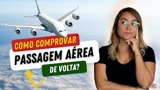 Como COMPROVAR PASSAGEM de VOLTA [upl. by Hausmann]