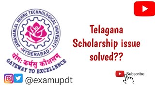 Telangana Scholarship Issue Solved  College Bandh Update Good News jntuh scholarship [upl. by Akenot]