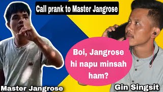 Master jangrose PRANK kibol 🤣  funny Call prank to MASTER JANGROSE [upl. by Ahsini122]