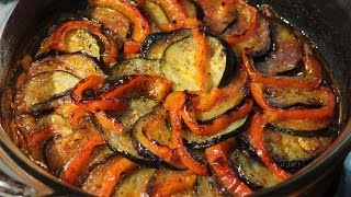 Ovenbaked Ratatouille Video Recipe [upl. by Jamey]