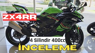 Kawasaki ZX4RR İnceleme  2023   Egsoz Sesi  FİYATI [upl. by Anerres235]