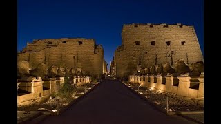 عرض الصوت والضوء معبد الكرنك كامل  sound amp light Show Karnak temple [upl. by Llevrac]