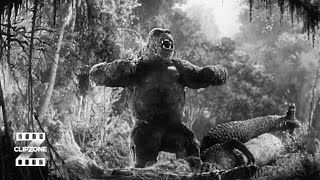 King Kong 1933  Kong Vs The TRex  ClipZone High Octane Hits [upl. by Joed]