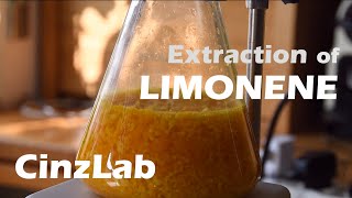 Extraction of LIMONENE Orange Essential Oil  CinzLab Chem PROJECT [upl. by Atorod]