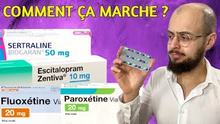 Les ANTIDÉPRESSEURS  Paroxétine Escitalopram Sertraline Fluoxétine… On en parle [upl. by Enirehtak]