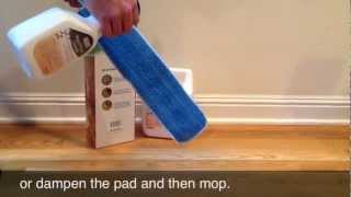 How To Clean Wood Floors In 60 Seconds [upl. by Tibbetts164]