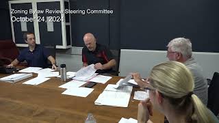 Zoning Bylaw Review Steering Committee  October 24 2024 [upl. by Kettie]