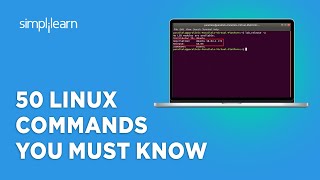 50 Linux Commands You Must Know   Linux Commands Cheat Sheet 2024  Simplilearn [upl. by Anertak104]