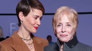 Sarah Paulson gushes about Holland Taylor’s best style  Us Entertainment News [upl. by Esinrahs]