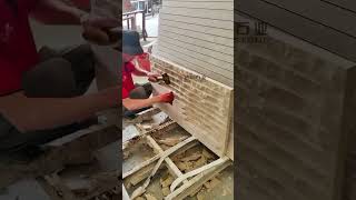 Handcraft Chiselled Marble Slab for Water Feature Wall Cladding [upl. by Tarrant]