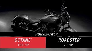 Victory Octane vs HarleyDavidson Roadster Victory Motorcycles [upl. by Tull601]