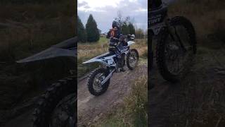 7yr old on a Stark starkvarg shorts dirtbike [upl. by Sinai]