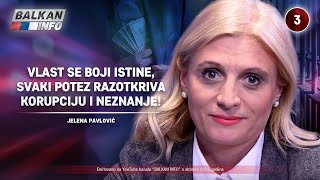 INTERVJU Jelena Pavlović  Vlast se boji istine sve razotkriva korupciju i neznanje 21102024 [upl. by Primo]