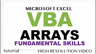 Excel VBA Arrays Resize ReDim Preserve Arrays Create Functions That Return Dynamic Arrays [upl. by Nirol603]