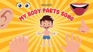 My Body Parts Song  Fun amp Easy Body Parts Learning Song by Bubby Kids [upl. by Southworth]