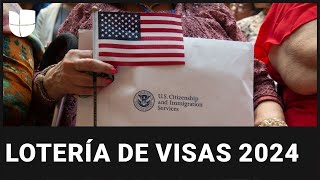 LOTERÍA DE VISAS EEUU 2024 Todo lo que debes saber para entrar al sorteo de 55 mil green cards [upl. by Converse]