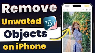 How to Clean Up and Remove Unwanted Objects from Photos on iPhone iPhone me Photo Clean Kaise Kare [upl. by Sisely371]