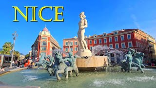 Nice France Cote dAzur French Riviera Côte dAzur Ницца Франция Лазурный берег Walking 🇫🇷 4K 60fps [upl. by Tuhn]