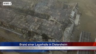 02102014 NEA Brand einer Lagerhalle in Dietersheim [upl. by Vaish]