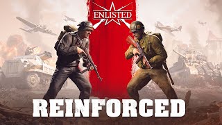 Enlisted Reinforced — Steam Announcement Trailer [upl. by Adlesirc999]