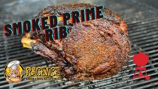 The EASIEST Smoked Prime Rib on the Weber Kettle  DELICIOUS and SIMPLE  Slow N Sear Jealous Devil [upl. by Ayekal]