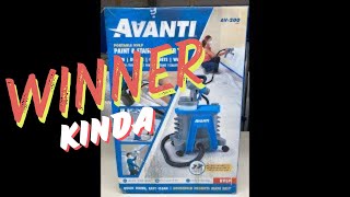 Avanti 2 Stage Paint Sprayer from Harbor Freight Wood Butcher review Part 1 [upl. by Gehlbach]