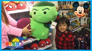 Disney Store Family Fun Adventure with Ryan ToysReview [upl. by Arline]