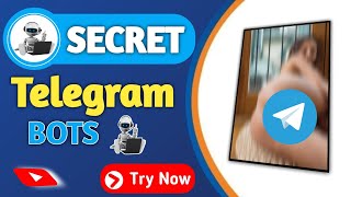 4 Secret Telegram Bot You Must Try  Ai Telegram Bots  New Telegram Bots [upl. by Culhert674]