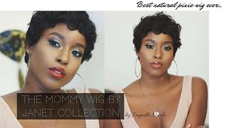 Most Natural Pixie Wig Ever Restyling the Mommy Wig [upl. by Enomaj]